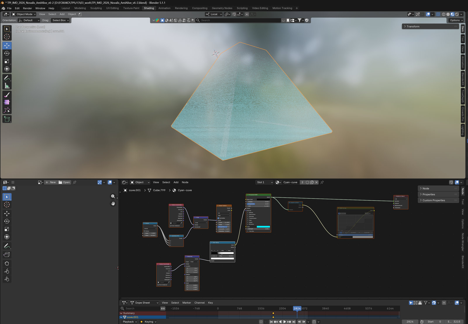 Volumetric fog setup